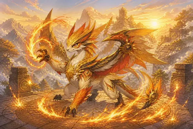 Aurivolca creature card
