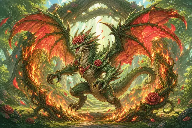 Briarwyvern creature card